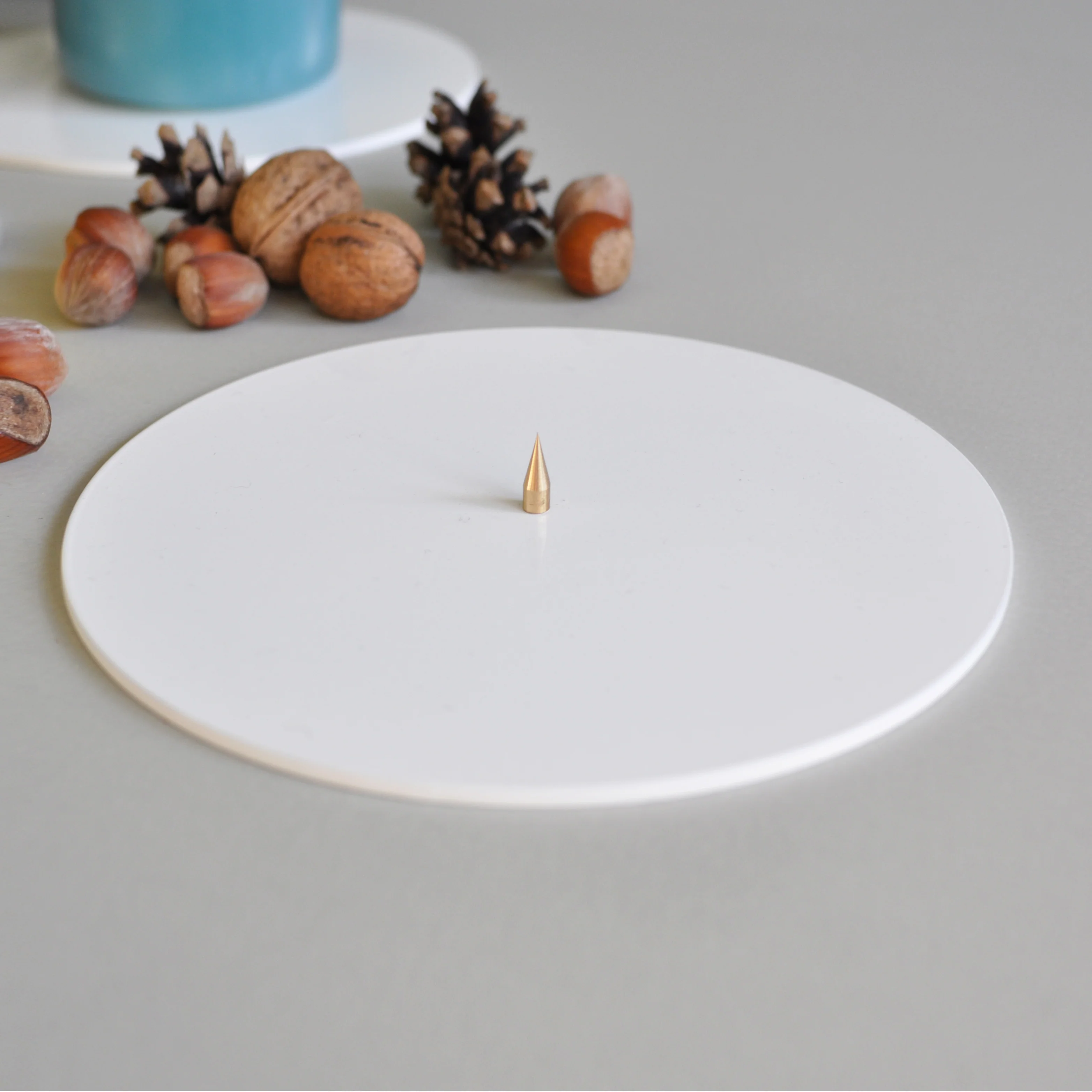 kerzenteller / candle plate rosa - Image 5